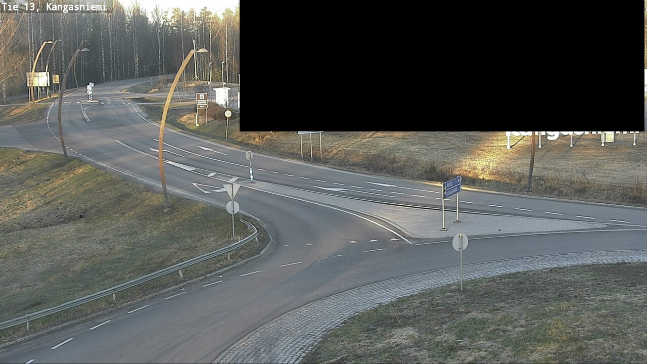 Weather Camera Image Väg 13 Kangasniemi, Kangasniemi, Etelä-Savo