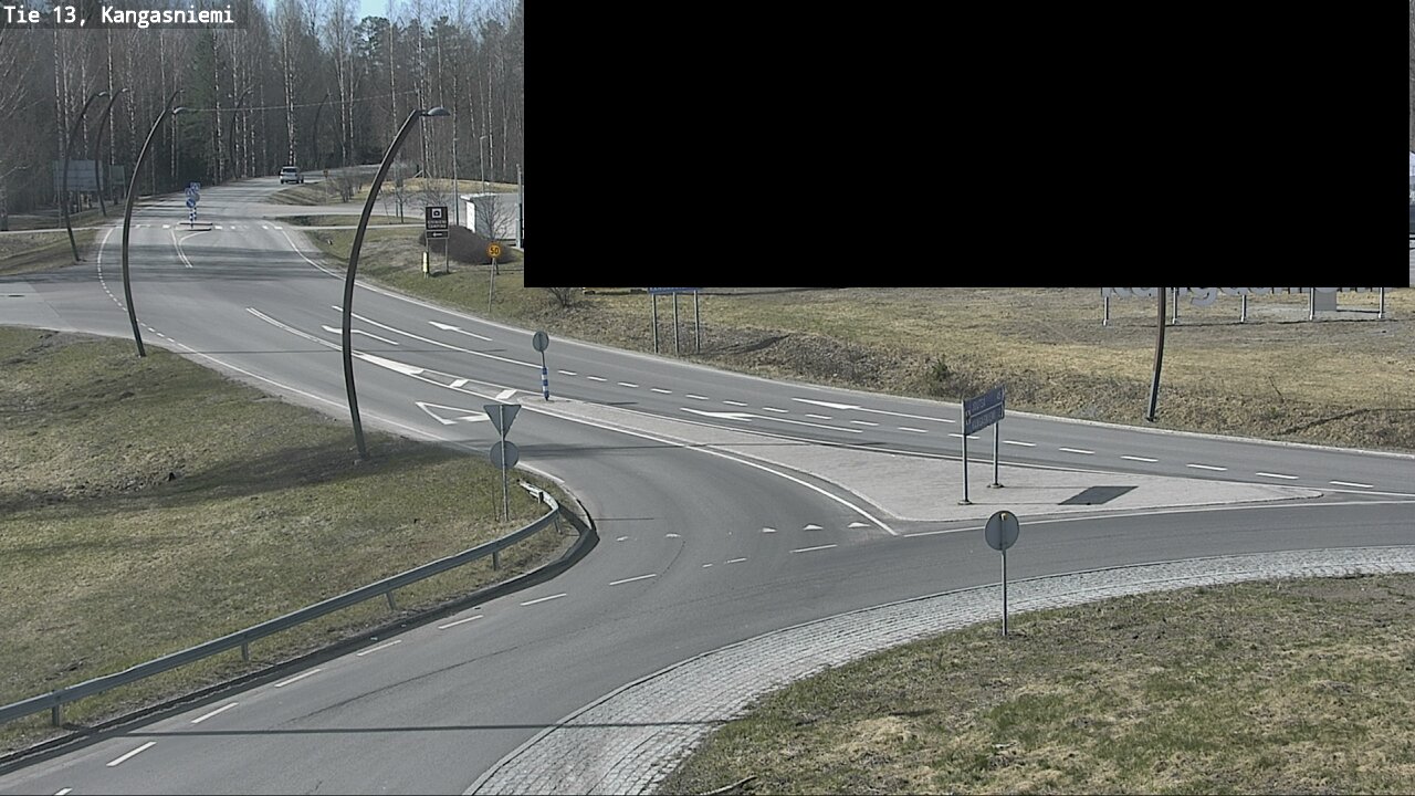 Weather Camera Image Väg 13 Kangasniemi, Kangasniemi, Etelä-Savo