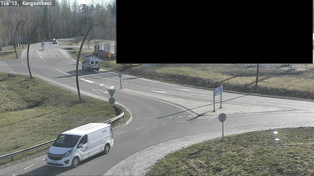 Weather Camera Image Väg 13 Kangasniemi, Kangasniemi, Etelä-Savo