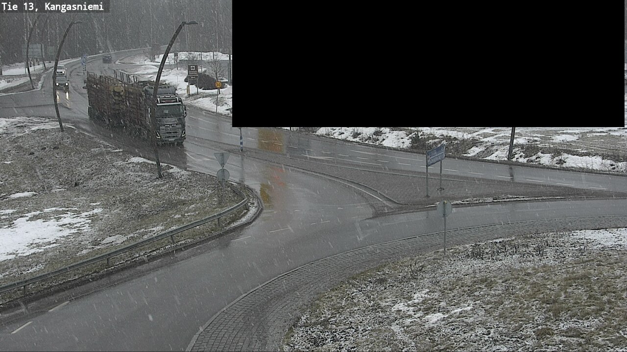 Weather Camera Image Väg 13 Kangasniemi, Kangasniemi, Etelä-Savo