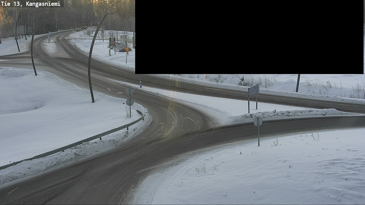 Weather Camera Image Väg 13 Kangasniemi, Kangasniemi, Etelä-Savo