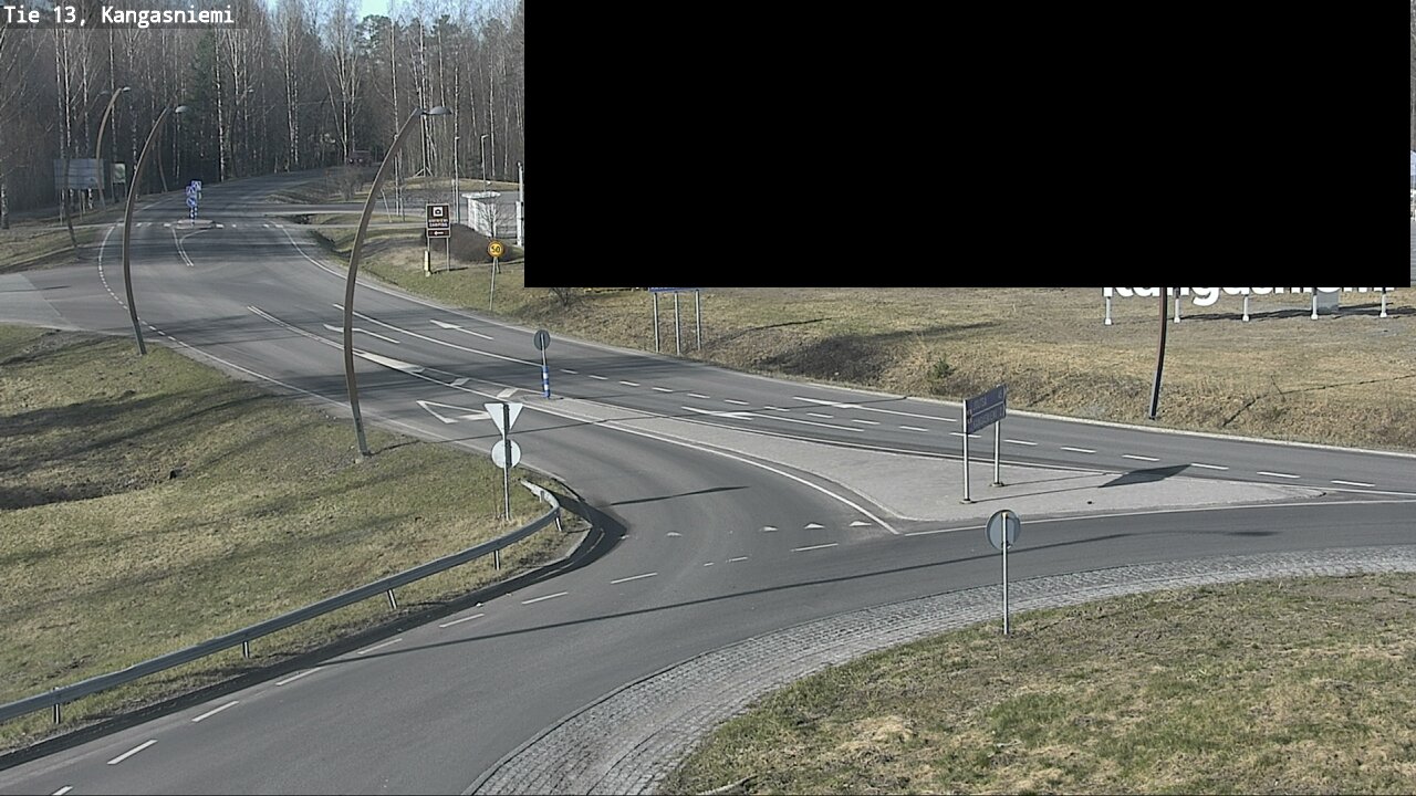 Weather Camera Image Väg 13 Kangasniemi, Kangasniemi, Etelä-Savo