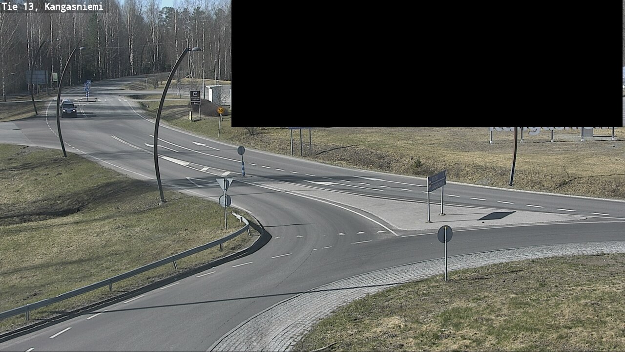 Weather Camera Image Väg 13 Kangasniemi, Kangasniemi, Etelä-Savo