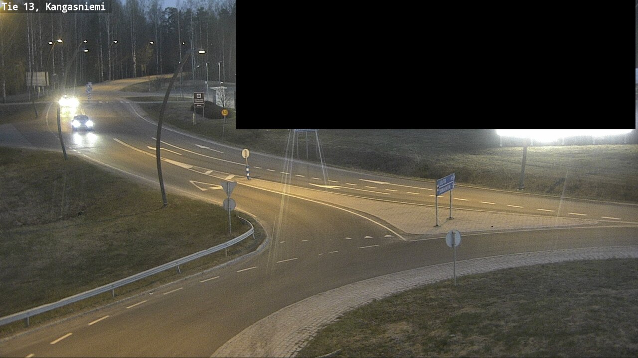 Weather Camera Image Väg 13 Kangasniemi, Kangasniemi, Etelä-Savo
