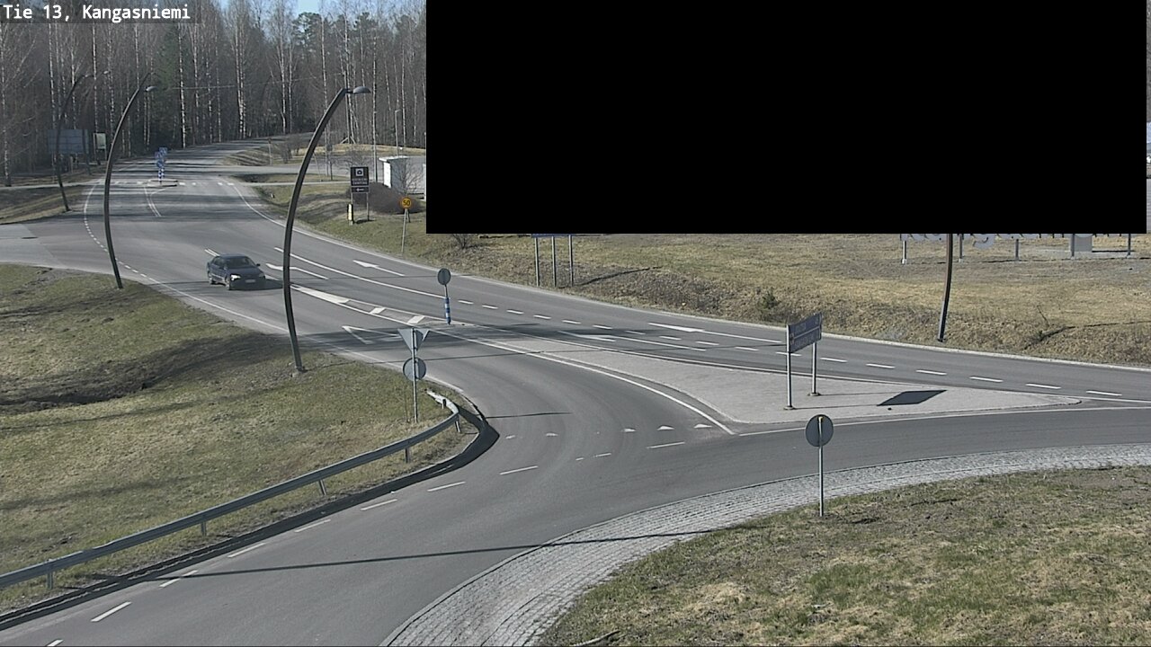 Weather Camera Image Väg 13 Kangasniemi, Kangasniemi, Etelä-Savo