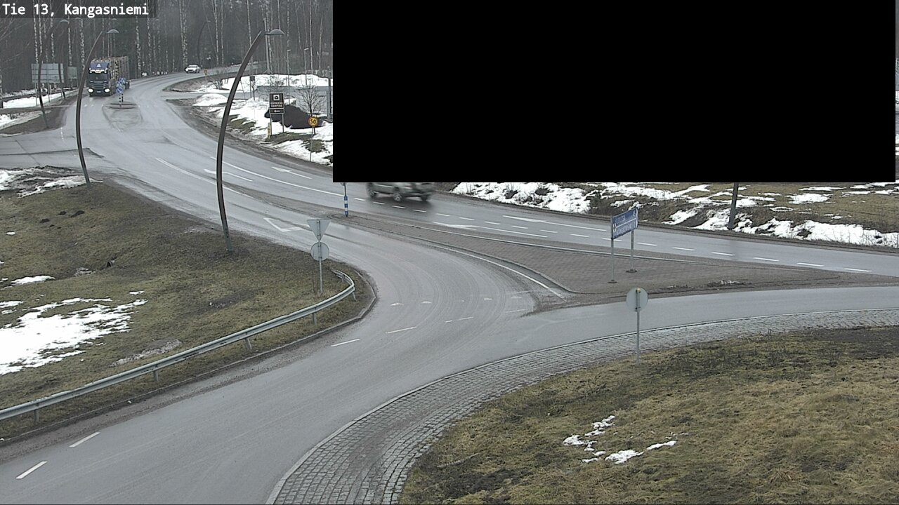 Weather Camera Image Väg 13 Kangasniemi, Kangasniemi, Etelä-Savo