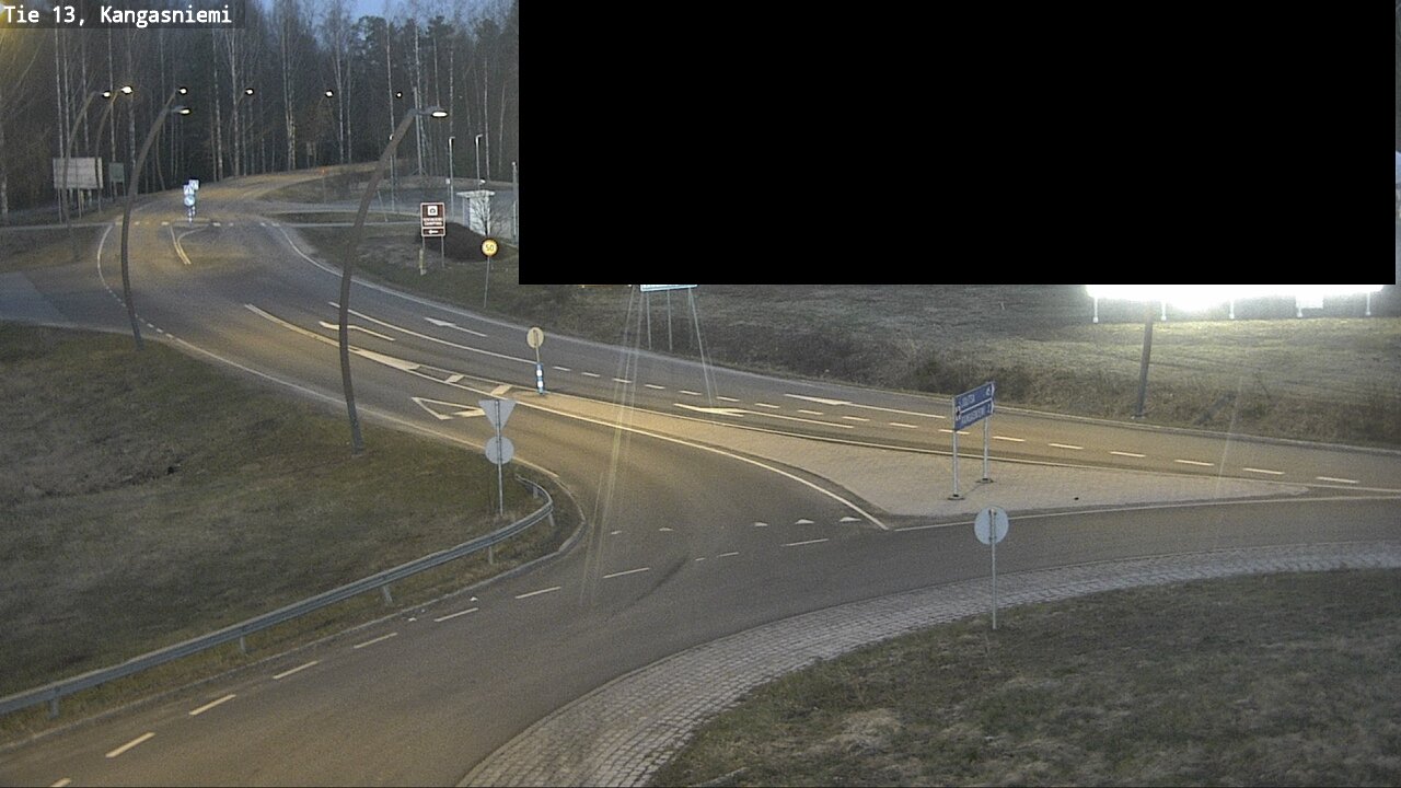 Weather Camera Image Väg 13 Kangasniemi, Kangasniemi, Etelä-Savo