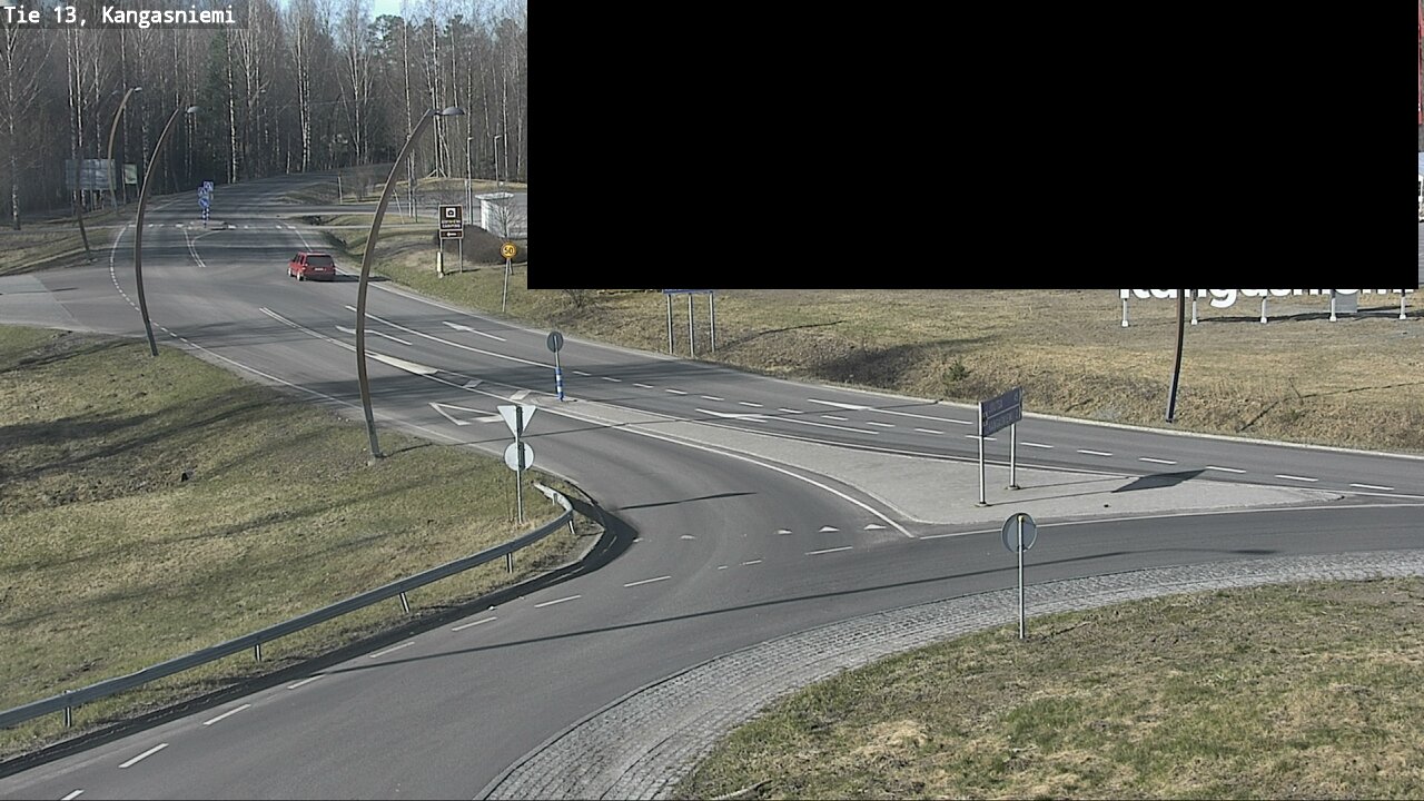 Weather Camera Image Väg 13 Kangasniemi, Kangasniemi, Etelä-Savo