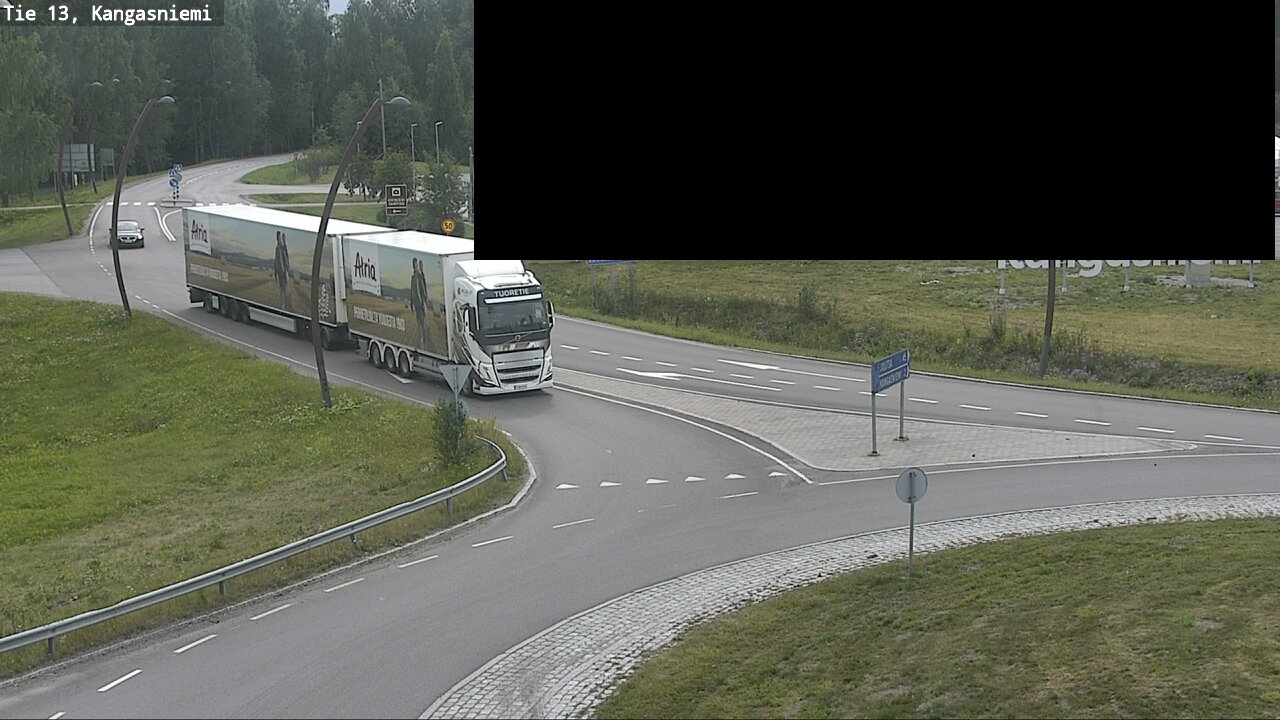 Weather Camera Image Road 13 Kangasniemi, Kangasniemi, Etelä-Savo