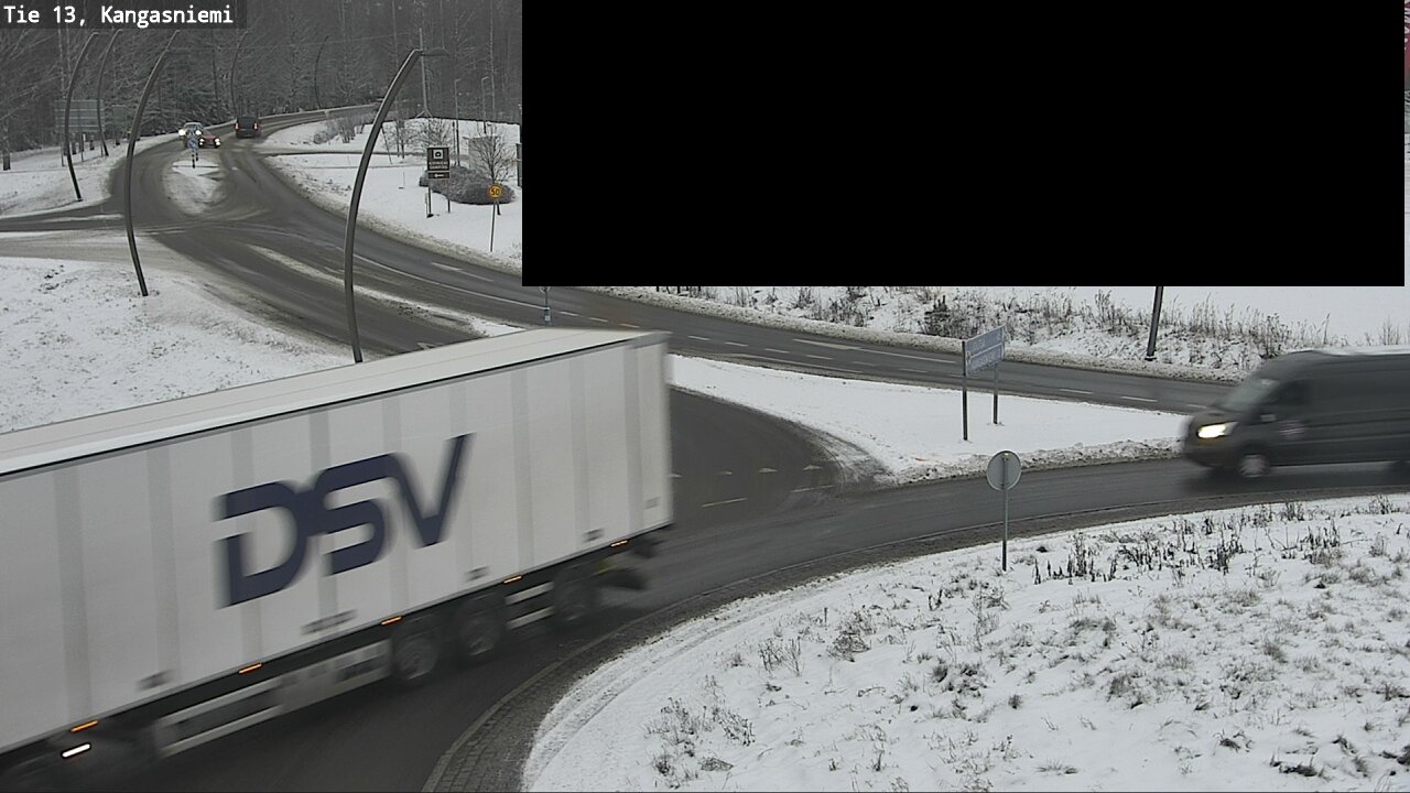 Weather Camera Image Väg 13 Kangasniemi, Kangasniemi, Etelä-Savo