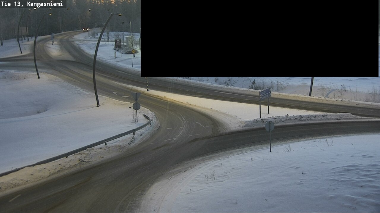 Weather Camera Image Väg 13 Kangasniemi, Kangasniemi, Etelä-Savo