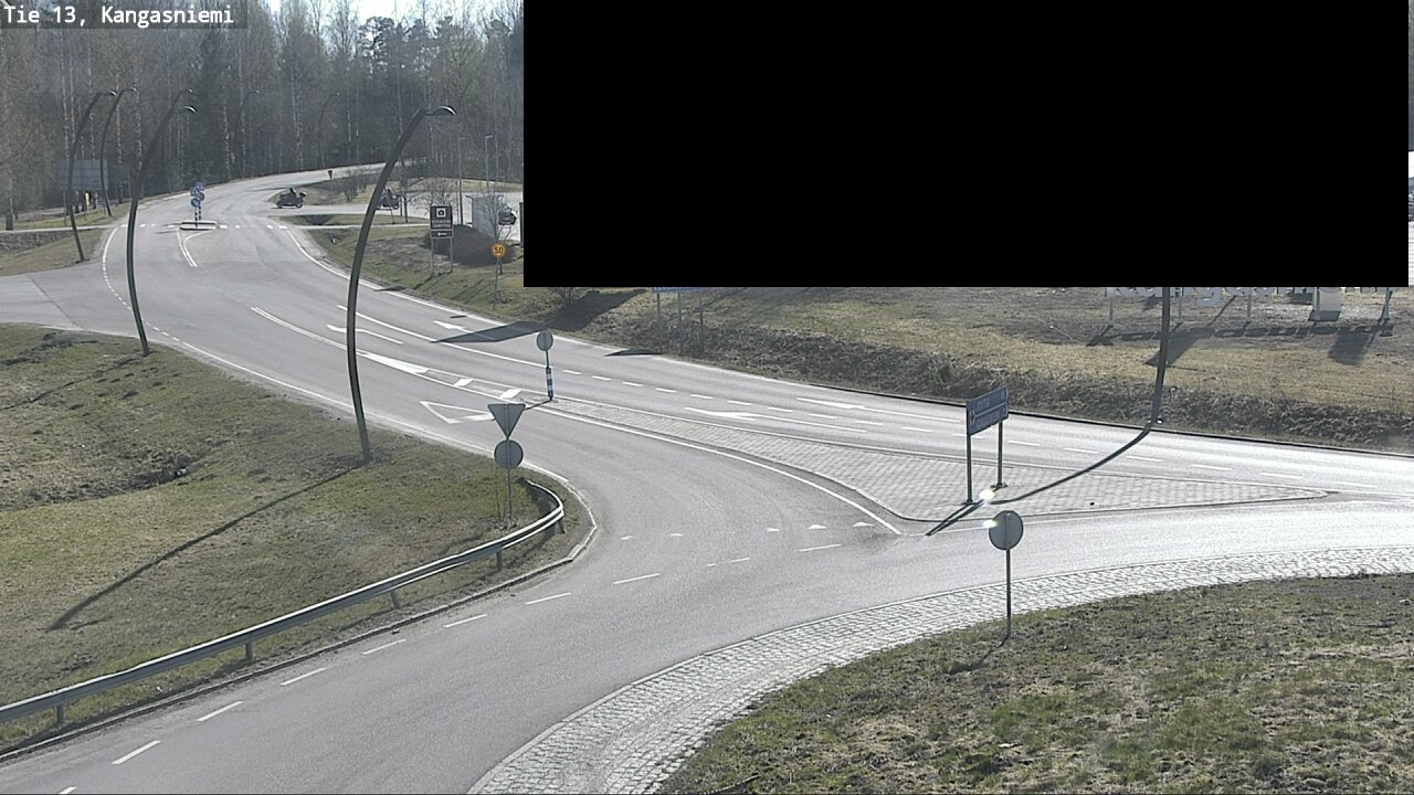 Weather Camera Image Väg 13 Kangasniemi, Kangasniemi, Etelä-Savo