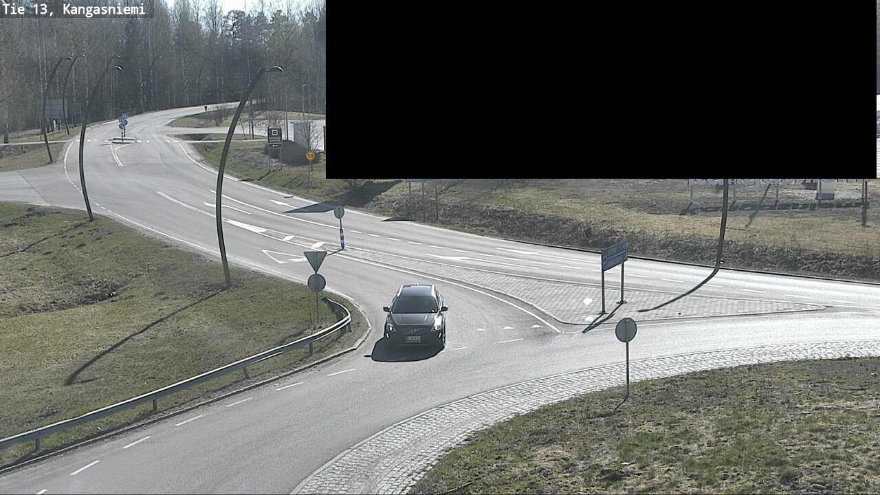Weather Camera Image Väg 13 Kangasniemi, Kangasniemi, Etelä-Savo