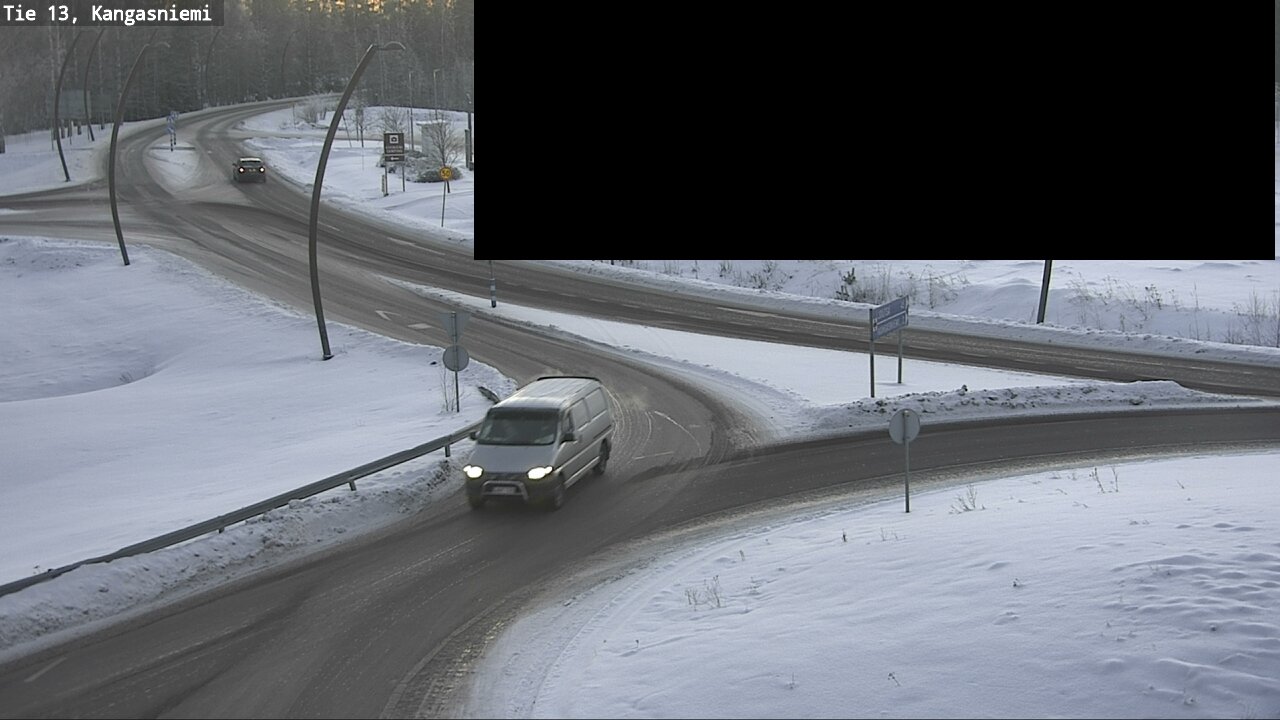 Weather Camera Image Väg 13 Kangasniemi, Kangasniemi, Etelä-Savo