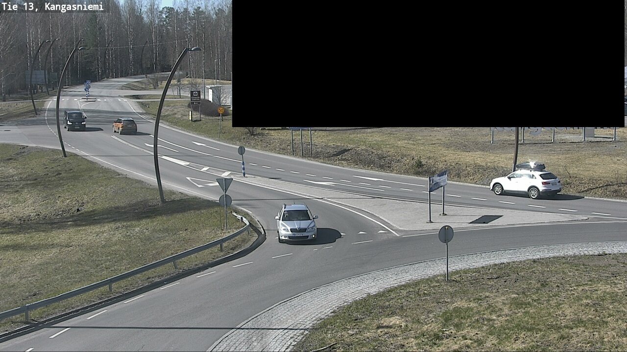 Weather Camera Image Väg 13 Kangasniemi, Kangasniemi, Etelä-Savo