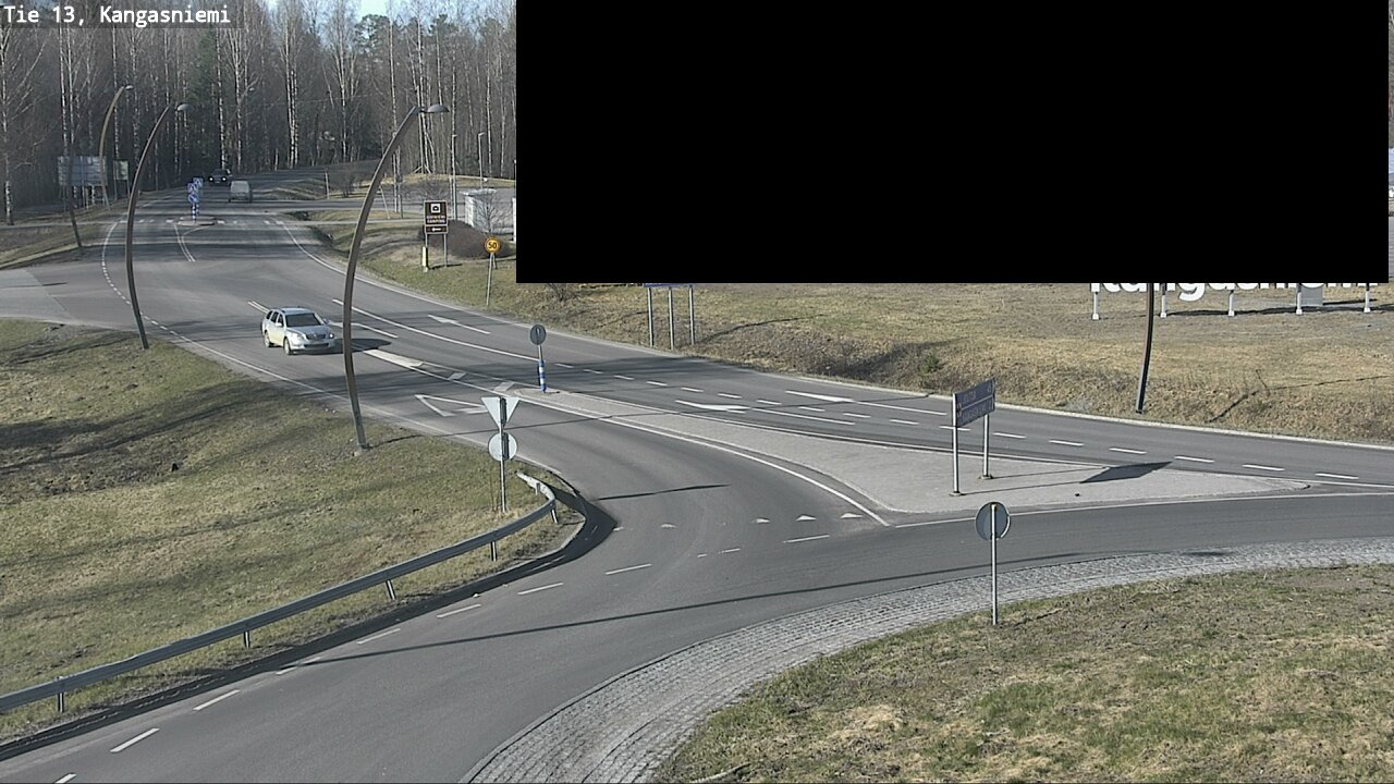 Weather Camera Image Väg 13 Kangasniemi, Kangasniemi, Etelä-Savo