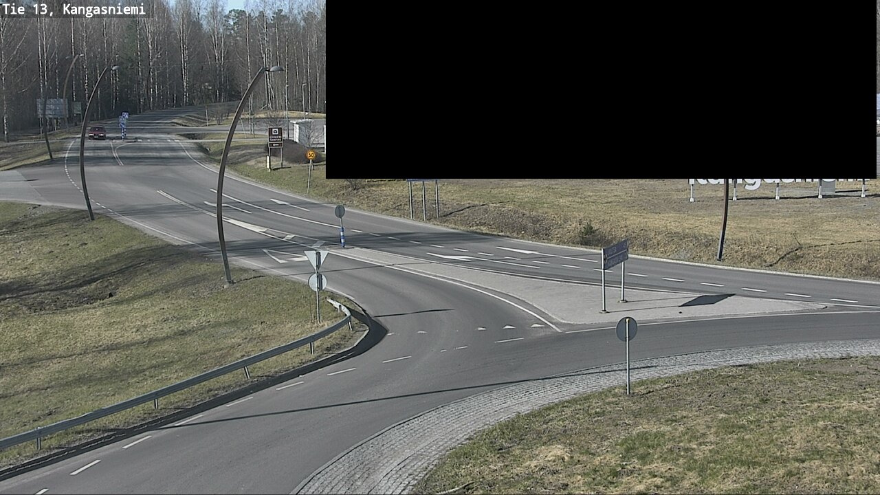 Weather Camera Image Väg 13 Kangasniemi, Kangasniemi, Etelä-Savo