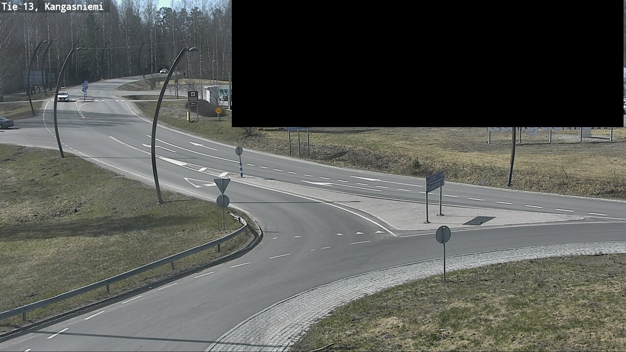 Weather Camera Image Väg 13 Kangasniemi, Kangasniemi, Etelä-Savo