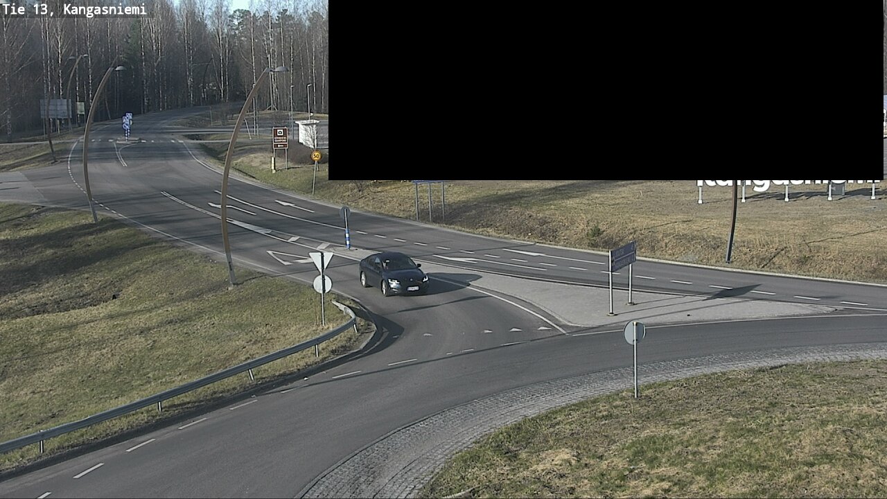 Weather Camera Image Väg 13 Kangasniemi, Kangasniemi, Etelä-Savo