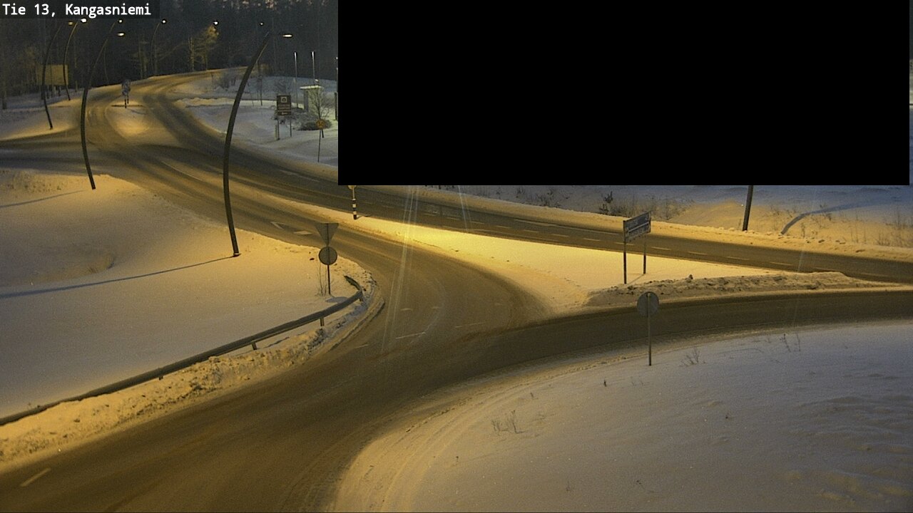 Weather Camera Image Väg 13 Kangasniemi, Kangasniemi, Etelä-Savo