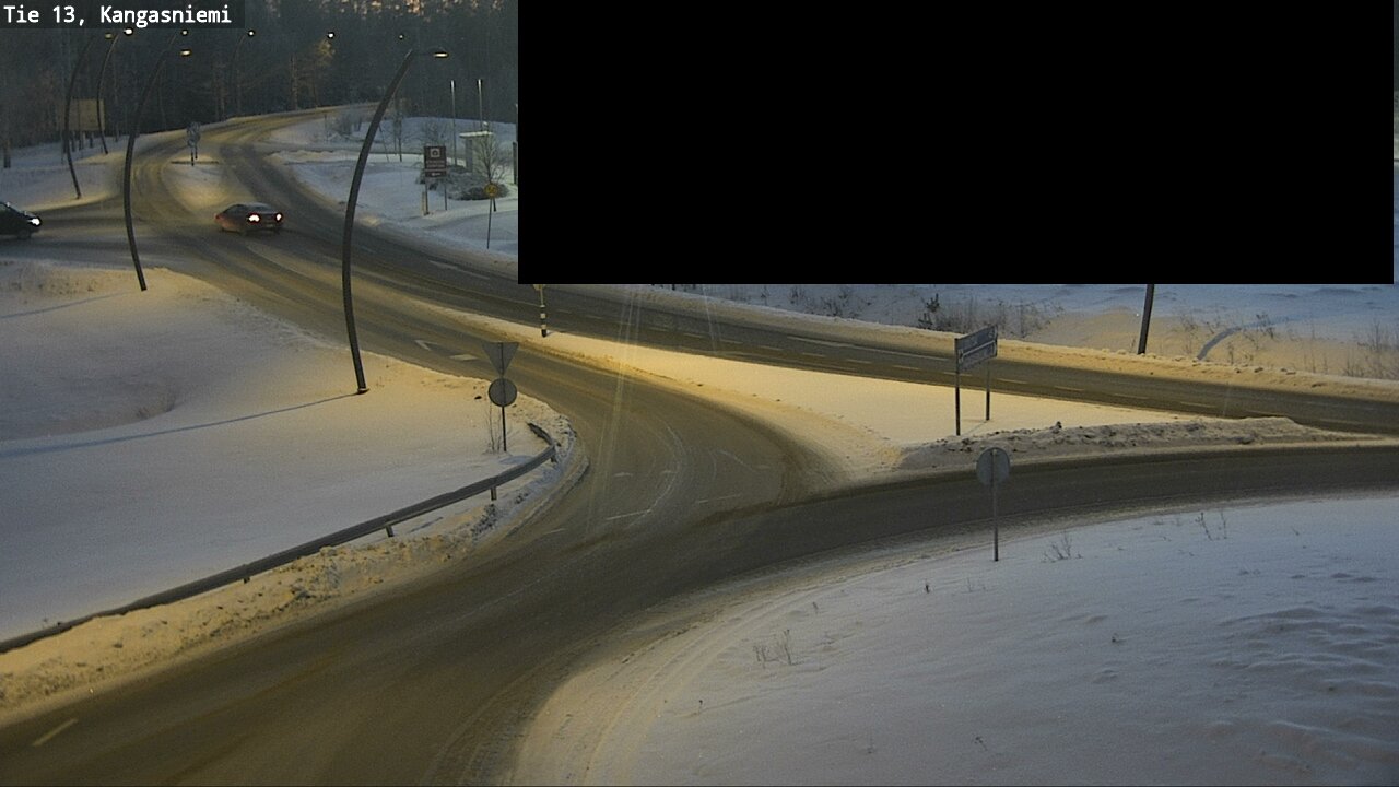 Weather Camera Image Väg 13 Kangasniemi, Kangasniemi, Etelä-Savo