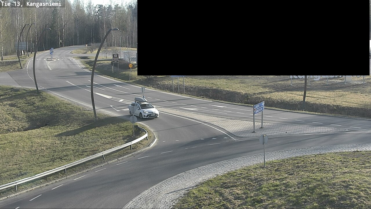 Weather Camera Image Väg 13 Kangasniemi, Kangasniemi, Etelä-Savo