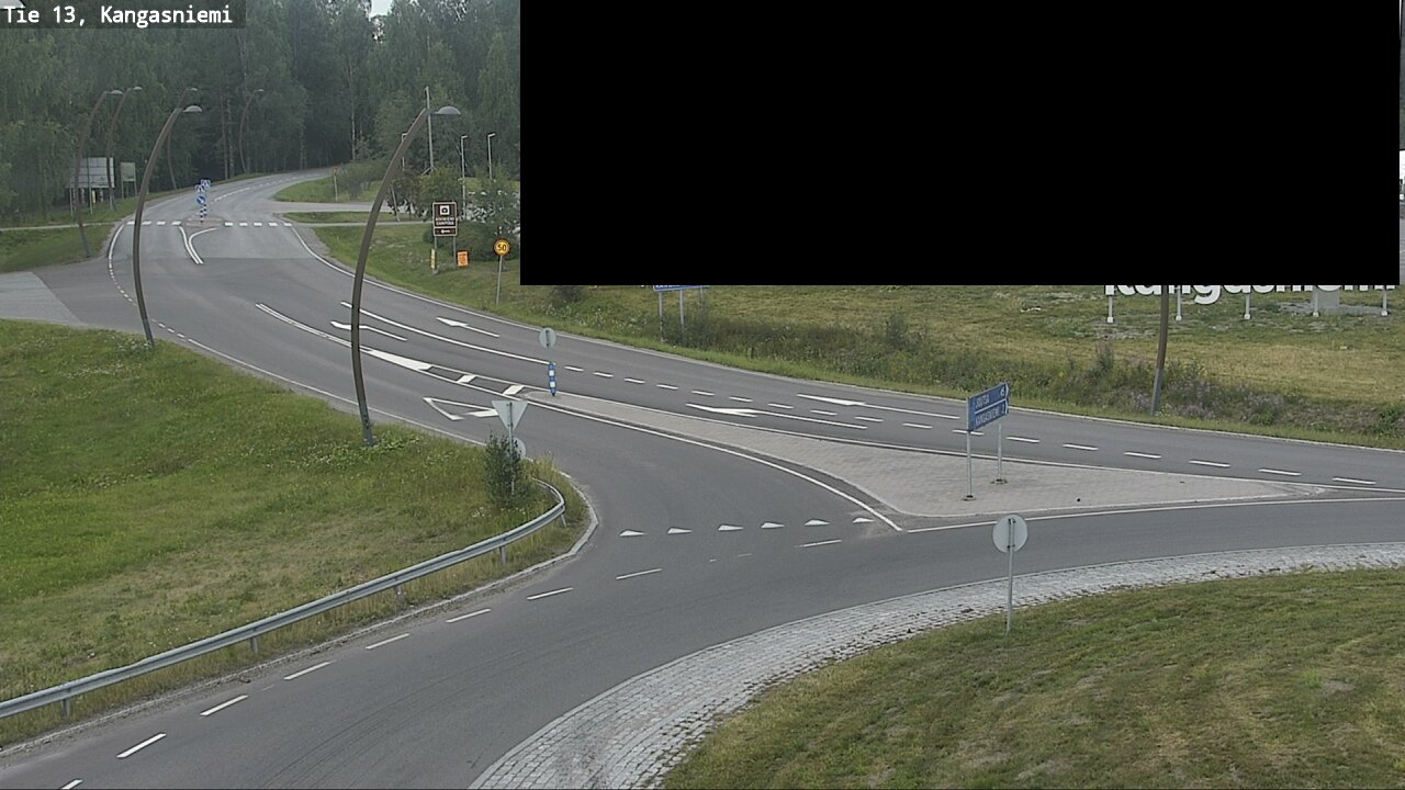 Weather Camera Image Väg 13 Kangasniemi, Kangasniemi, Etelä-Savo