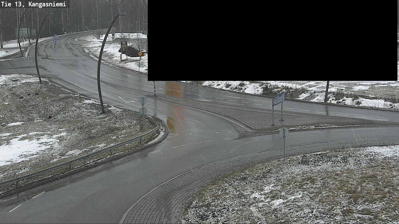 Weather Camera Image Väg 13 Kangasniemi, Kangasniemi, Etelä-Savo