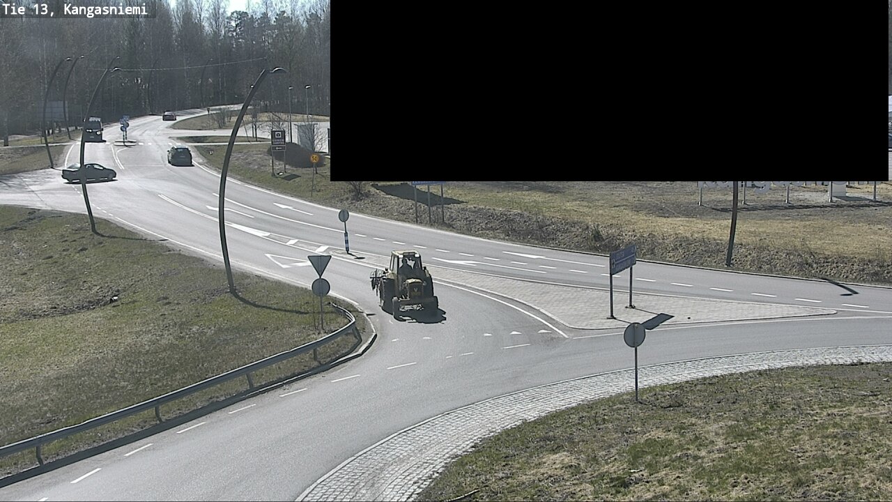 Weather Camera Image Väg 13 Kangasniemi, Kangasniemi, Etelä-Savo