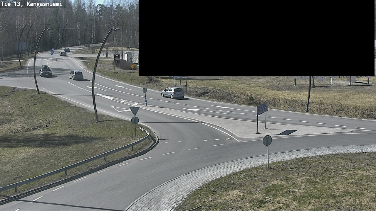 Weather Camera Image Väg 13 Kangasniemi, Kangasniemi, Etelä-Savo