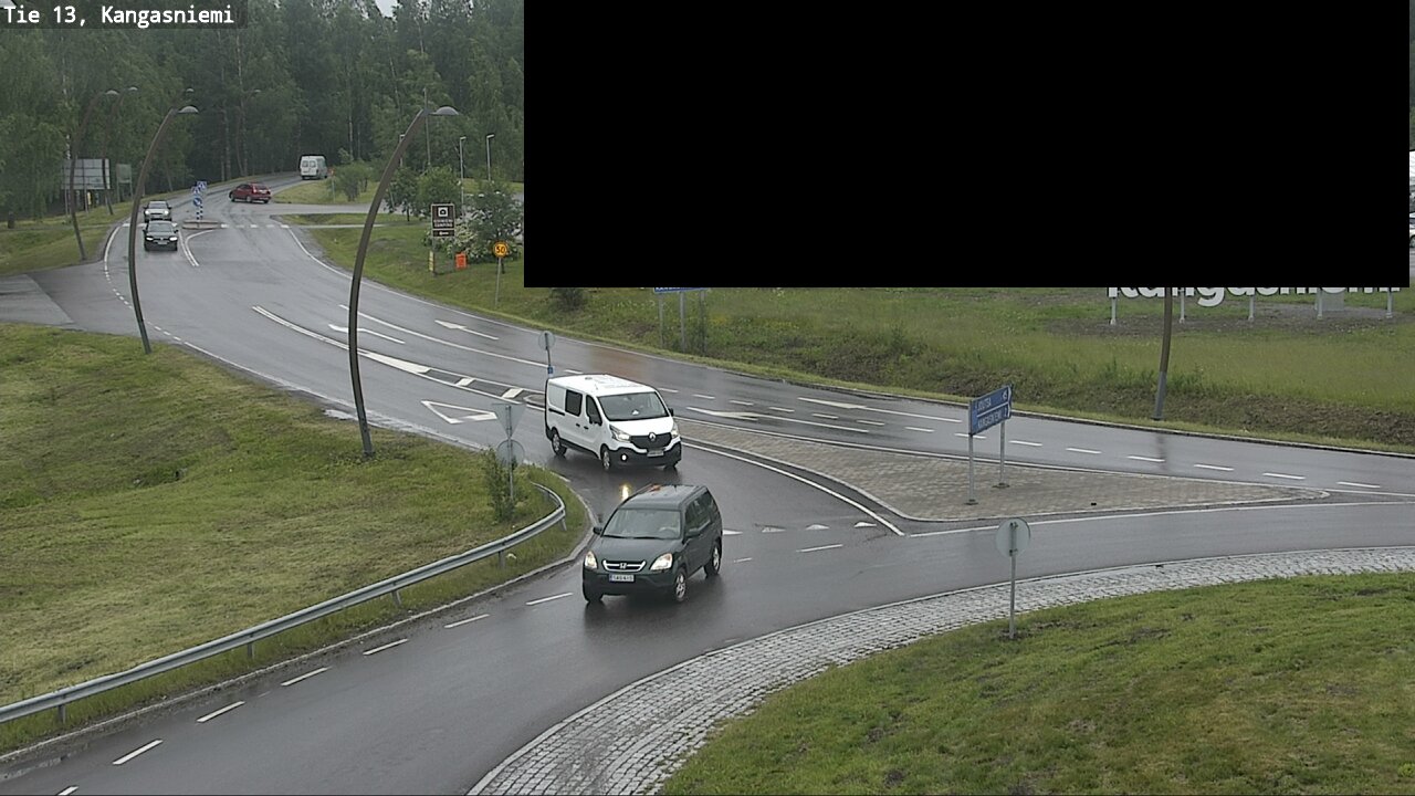 Weather Camera Image Väg 13 Kangasniemi, Kangasniemi, Etelä-Savo