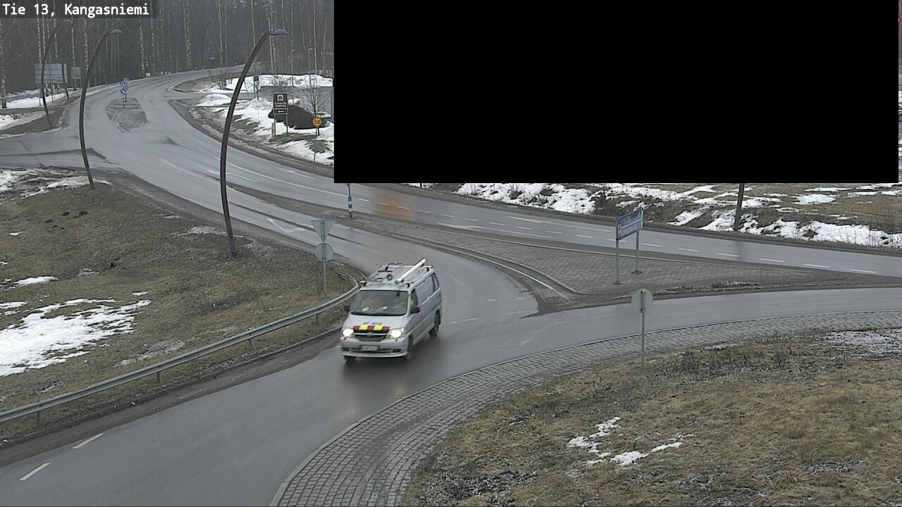 Weather Camera Image Väg 13 Kangasniemi, Kangasniemi, Etelä-Savo
