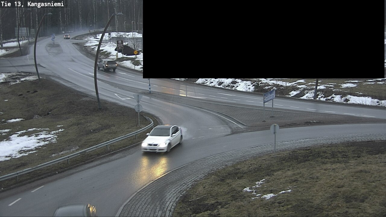 Weather Camera Image Väg 13 Kangasniemi, Kangasniemi, Etelä-Savo