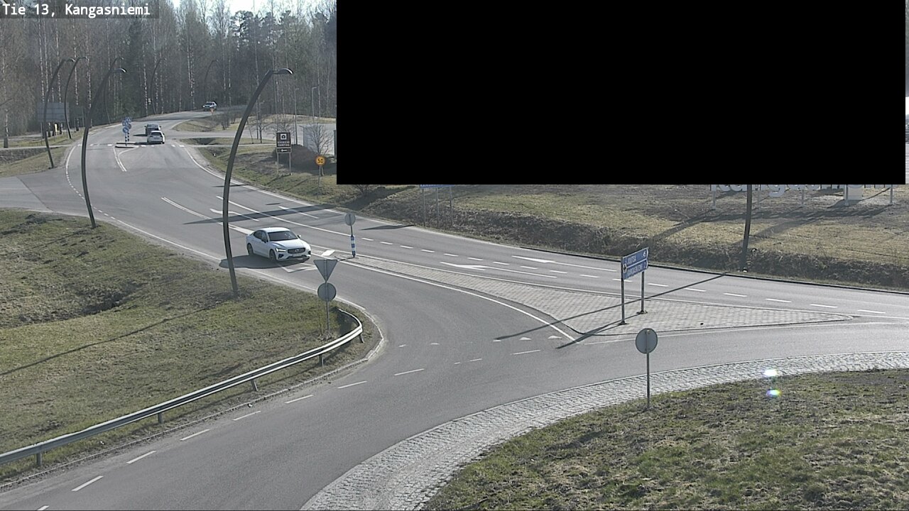 Weather Camera Image Väg 13 Kangasniemi, Kangasniemi, Etelä-Savo