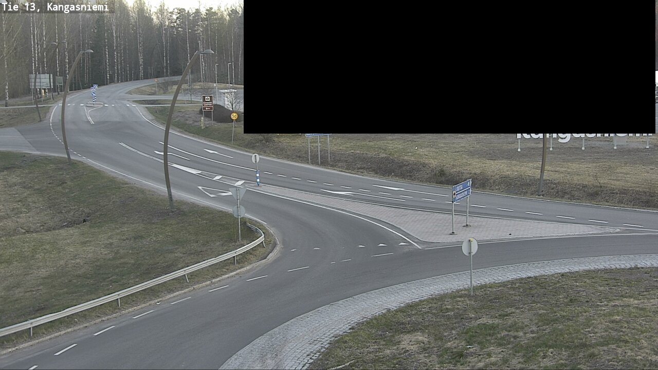 Weather Camera Image Väg 13 Kangasniemi, Kangasniemi, Etelä-Savo