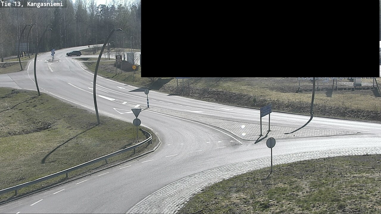 Weather Camera Image Väg 13 Kangasniemi, Kangasniemi, Etelä-Savo