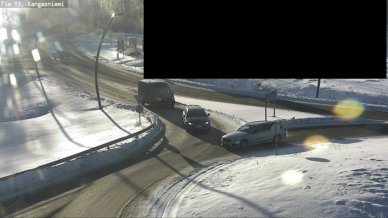 Weather Camera Image Väg 13 Kangasniemi, Kangasniemi, Etelä-Savo