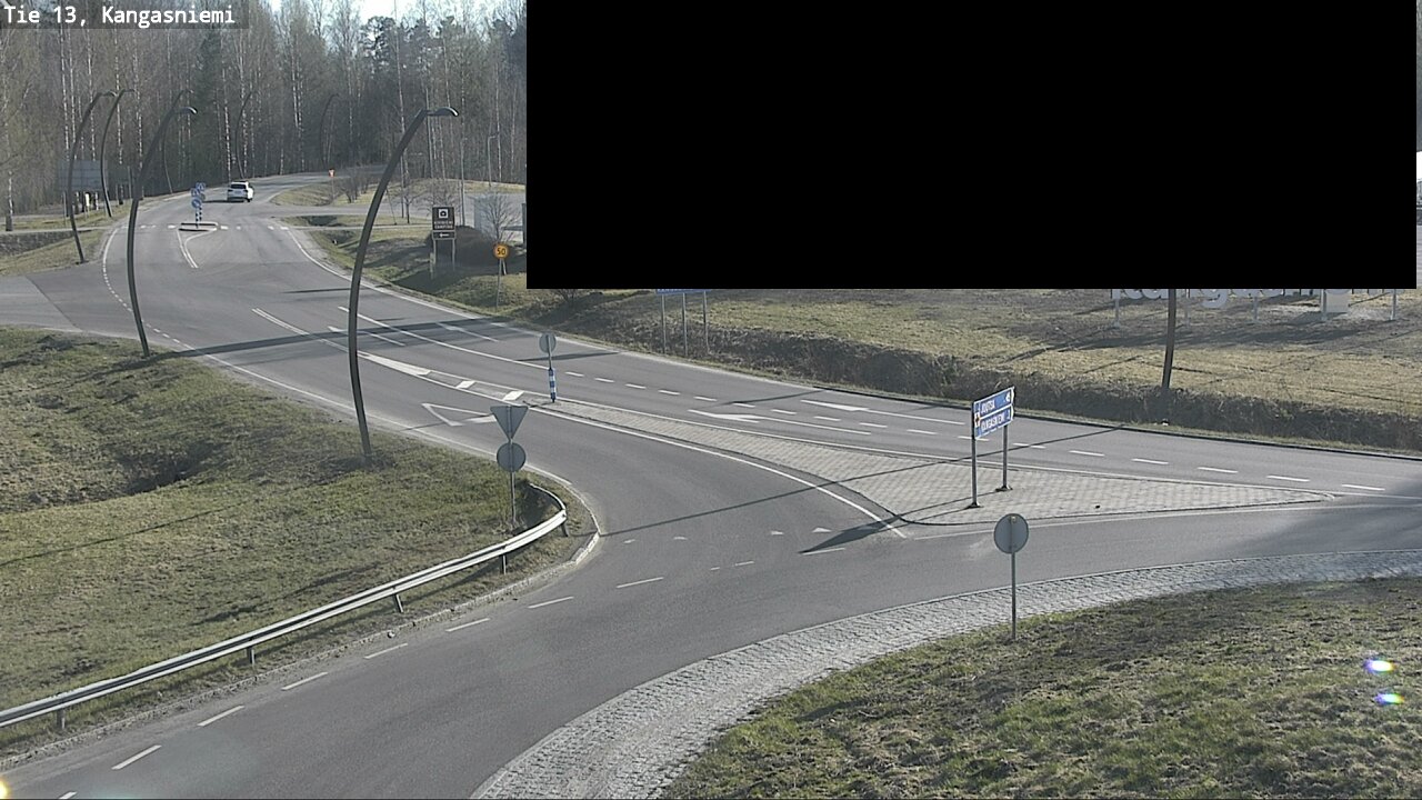 Weather Camera Image Väg 13 Kangasniemi, Kangasniemi, Etelä-Savo