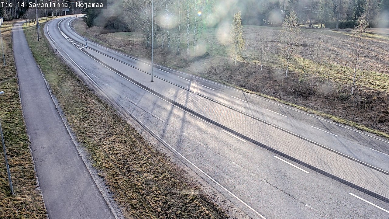 Weather Camera Image Väg 14 Nyslott, Nojanmaa, Savonlinna, Etelä-Savo