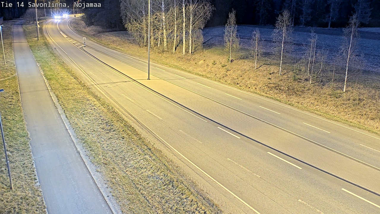 Weather Camera Image Väg 14 Nyslott, Nojanmaa, Savonlinna, Etelä-Savo