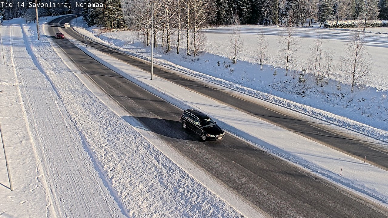 Weather Camera Image Road 14 Savonlinna, Nojanmaa, Savonlinna, Etelä-Savo