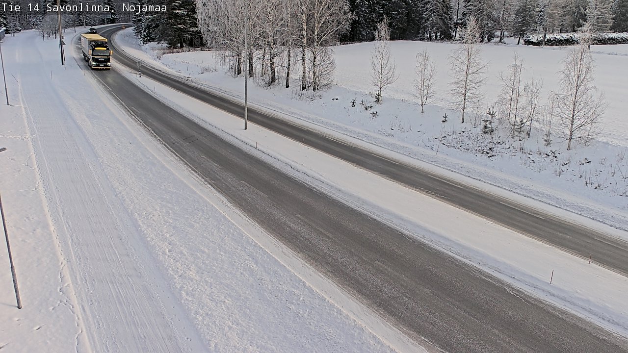 Weather Camera Image Road 14 Savonlinna, Nojanmaa, Savonlinna, Etelä-Savo
