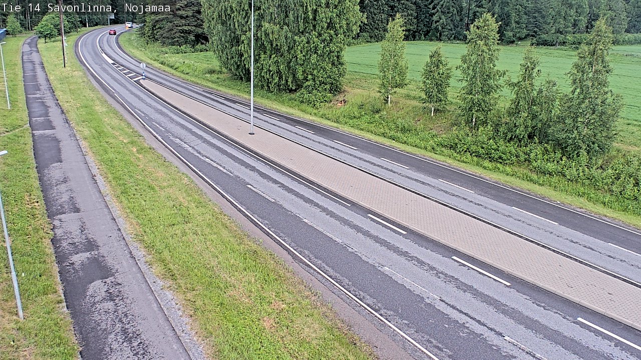 Weather Camera Image Road 14 Savonlinna, Nojanmaa, Savonlinna, Etelä-Savo