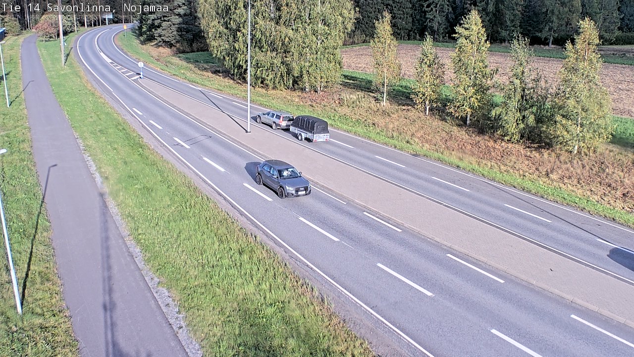 Weather Camera Image Road 14 Savonlinna, Nojanmaa, Savonlinna, Etelä-Savo