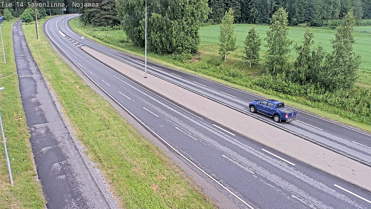 Weather Camera Image Väg 14 Nyslott, Nojanmaa, Savonlinna, Etelä-Savo