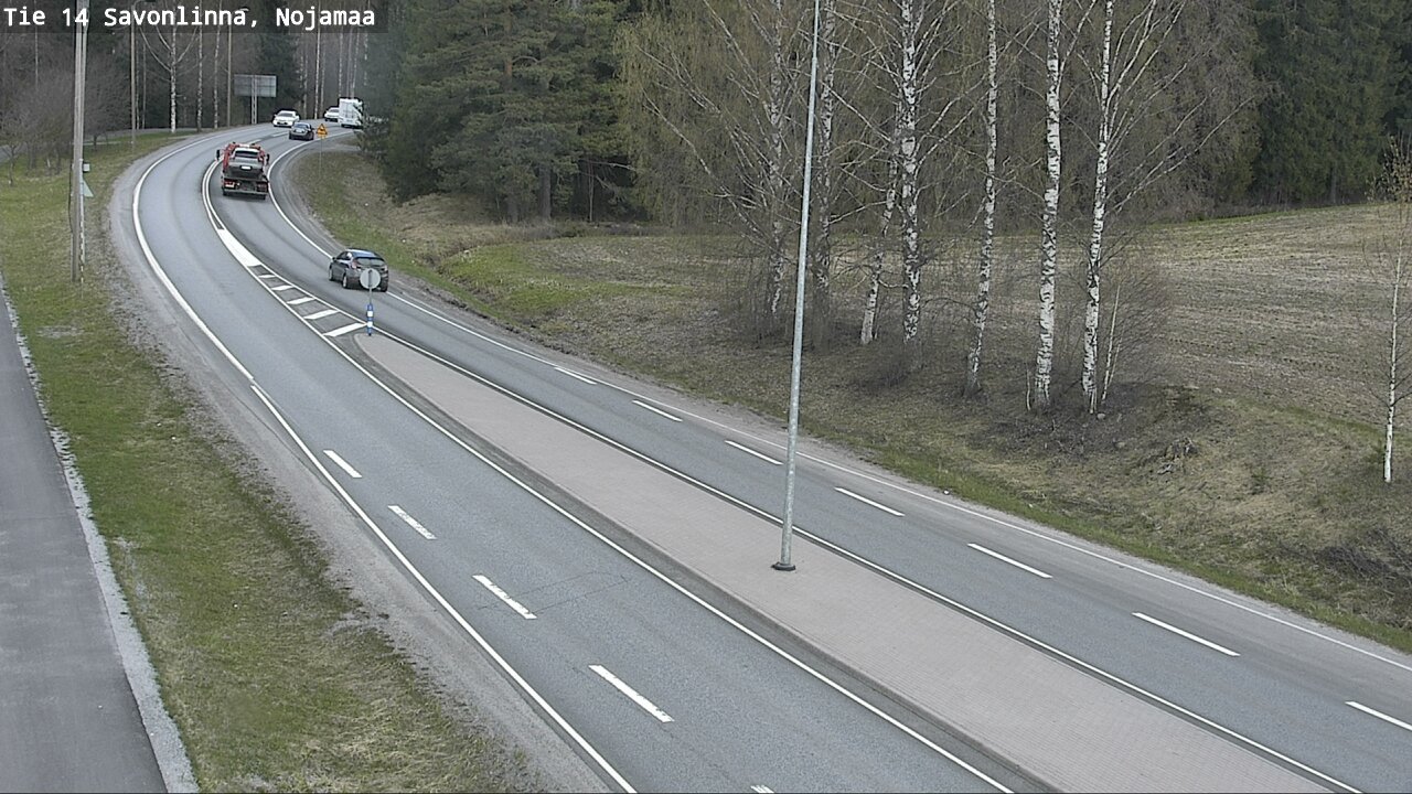 Weather Camera Image Väg 14 Nyslott, Nojanmaa, Savonlinna, Etelä-Savo