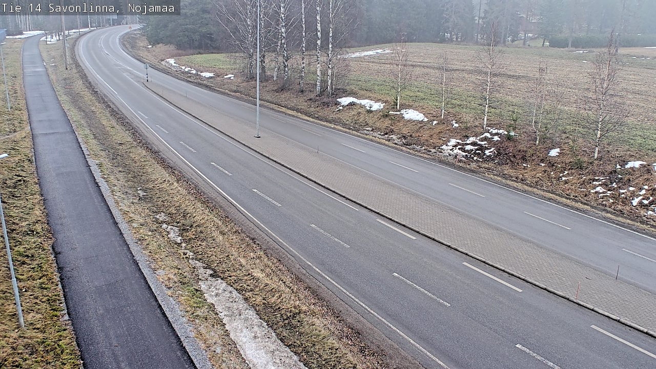 Weather Camera Image Road 14 Savonlinna, Nojanmaa, Savonlinna, Etelä-Savo