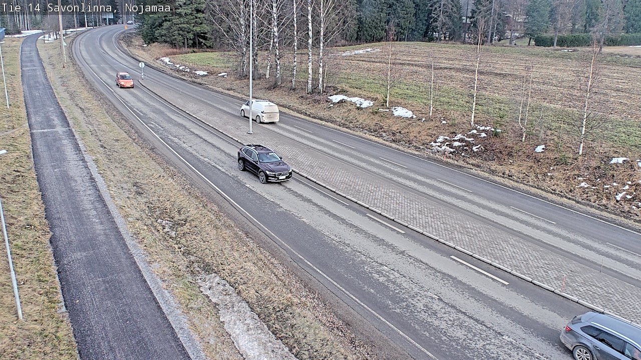 Weather Camera Image Road 14 Savonlinna, Nojanmaa, Savonlinna, Etelä-Savo