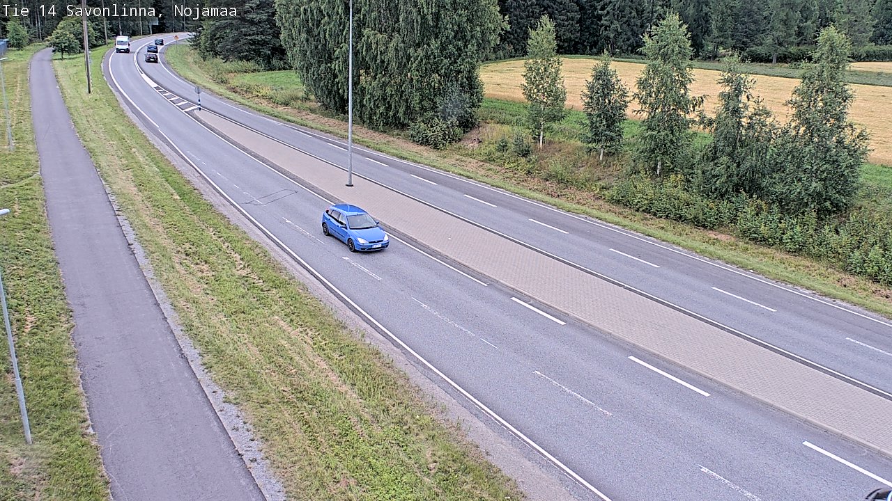 Weather Camera Image Road 14 Savonlinna, Nojanmaa, Savonlinna, Etelä-Savo