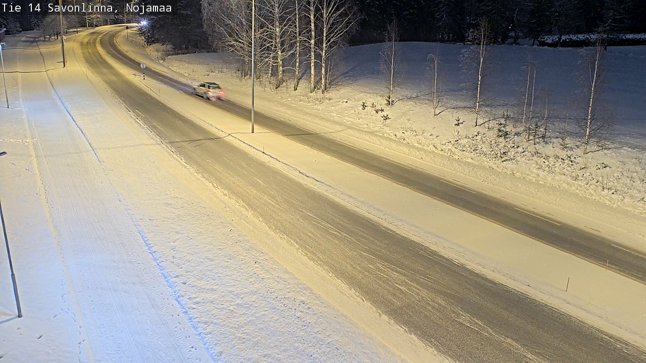 Weather Camera Image Väg 14 Nyslott, Nojanmaa, Savonlinna, Etelä-Savo